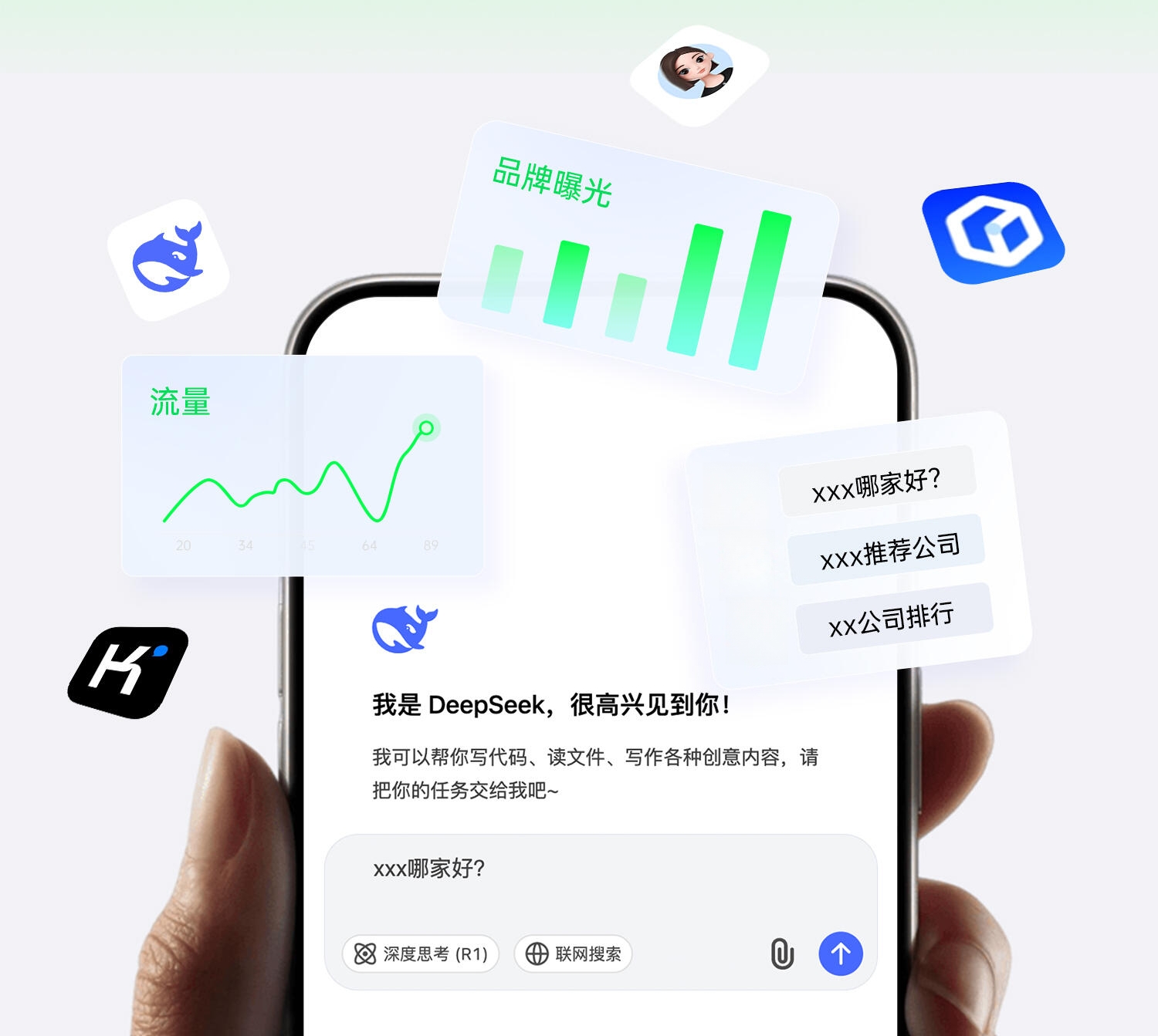 AI 推广宣传图 - 智能算法驱动营销